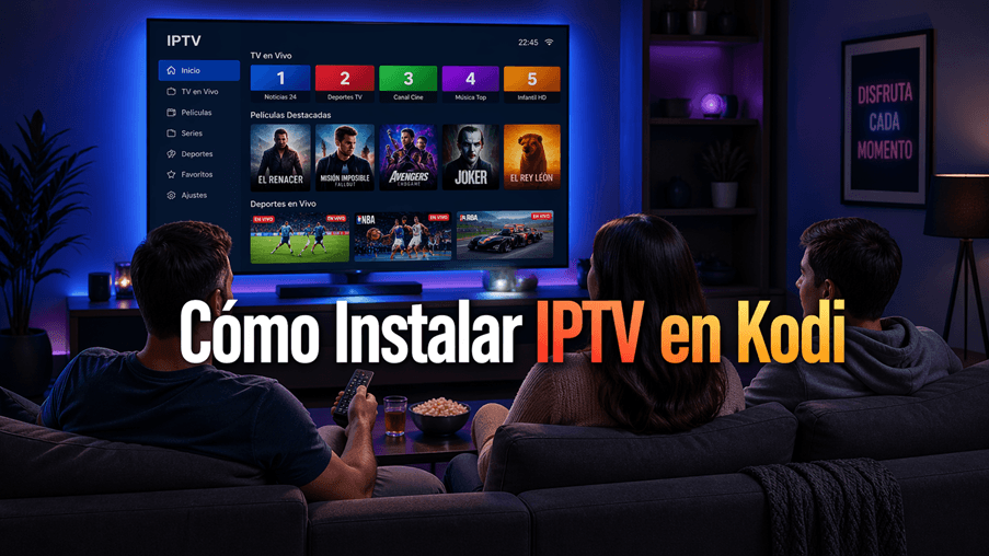 como instalar iptv en kodi