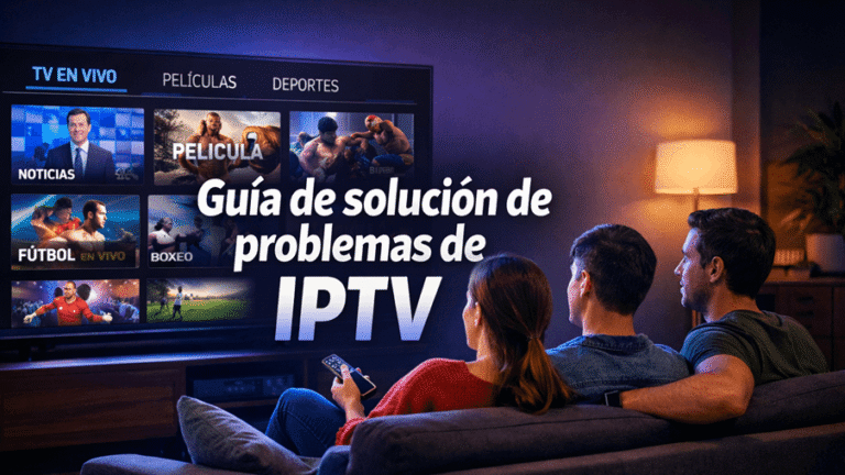 guia de solucion de problemas iptv