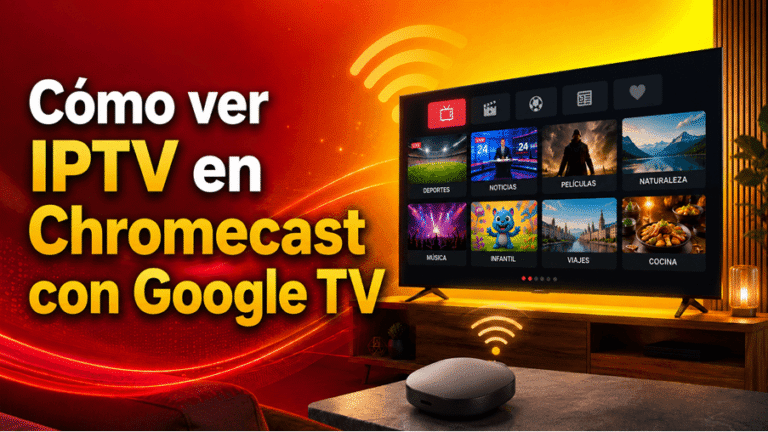 Cómo ver IPTV en Chromecast con Google TV