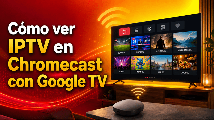 Cómo ver IPTV en Chromecast con Google TV