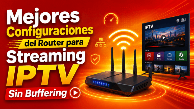 Mejores Configuraciones del Router para Streaming IPTV Sin Buffering
