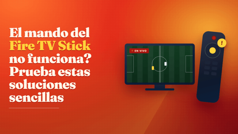 El mando del Fire TV Stick no funciona