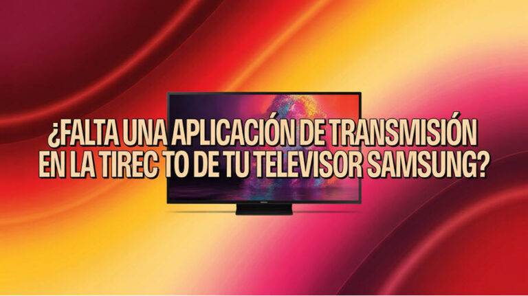 ¿Falta una aplicación de transmisión en directo en la tienda de tu televisor Samsung?